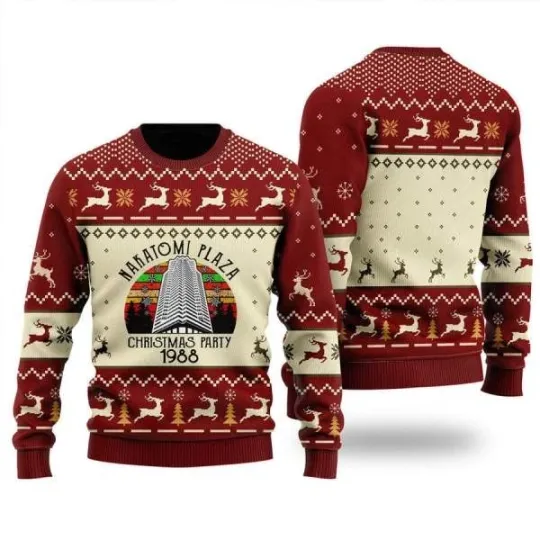 Discover Nakatomi Plaza Ugly Christmas Sweater Jumper For