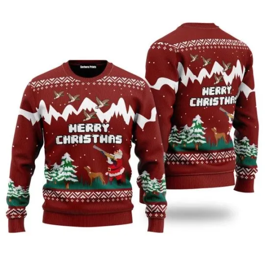 Discover Duck Hunting Christmas Ugly Sweater Party ugly sweater ideas Ugly Christmas Swea