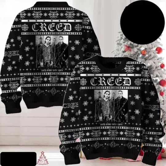 Discover Creed With Arm Wide Open Chirstmas Ugly sweater 3d