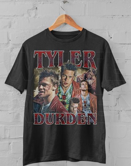 Tyler Durden Fight Club T-Shirt: Vintage Style Unisex Tee