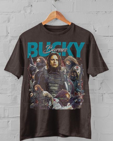 Vintage BUCKYY Bn Barnes T-Shirt: Retro 90s Winter Soldier Tee