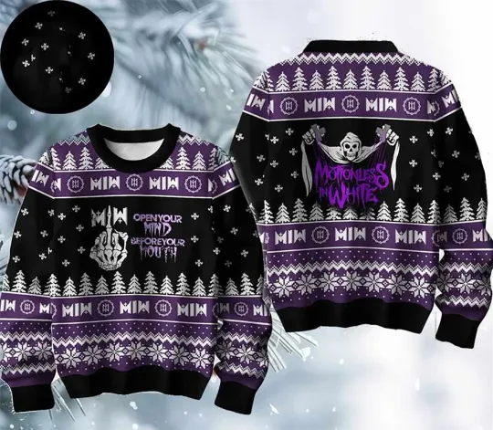 Discover AOP Motionless in White Ugly Christmas Sweater All sizes