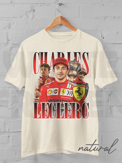 Discover Charles Leclerc Fan T-Shirt: Motorsport Racing Tee