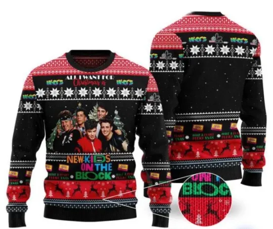 Discover NK on The Block Funky Fulky Ugly Christmas Sweater