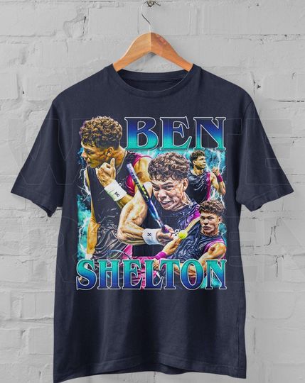 Discover Ben Shelton Tennis Graphic Tee: Vintage 90s Style