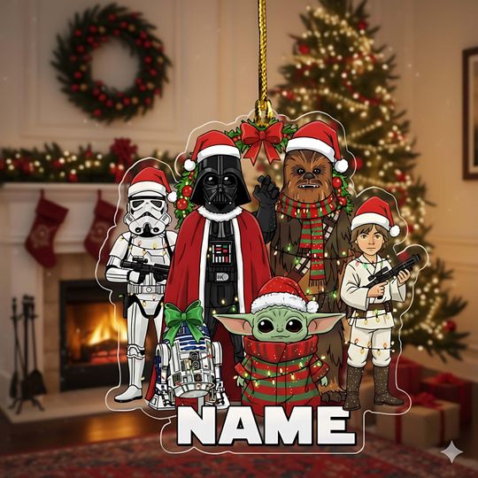 Discover Personalized Disney Star War Christmas Ornament, Gift Star Xmas Decoration