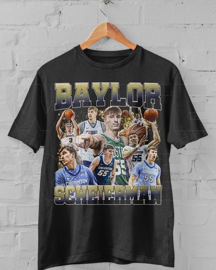 Baylor Scheierman Vintage 90s Graphic Tee - Basketball Rookie Shirt