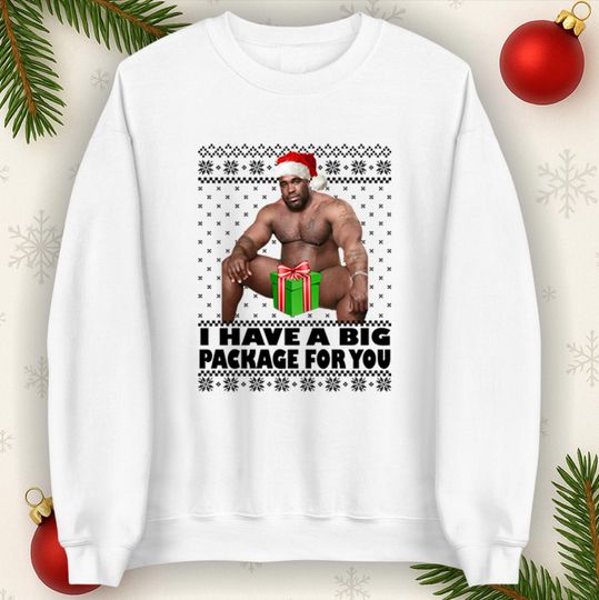 Discover Funny Christmas Jumper for Adults, Unisex Holiday Sweatshirt, Barry Wood Xmas