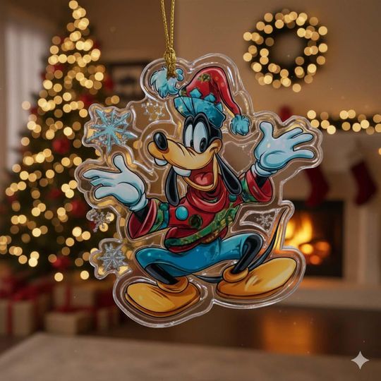 Discover Goofy Christmas Ornament, Disney Goofy Mickey Acrylic Ornament