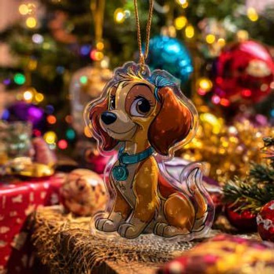 Discover Disney Lady and The Tramp Ornament, Lady and Tramp Ornament