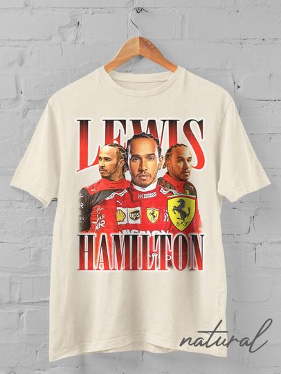 Discover Lewis Hamilton T-Shirt, Race Car Fan Tee, Motorsport Gift, Motorsport Shirt