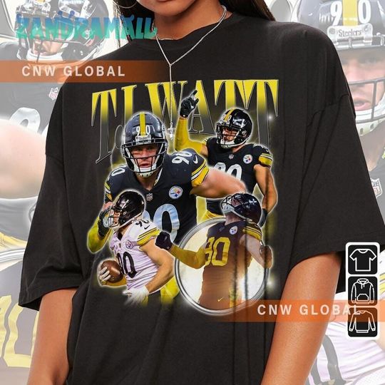 Discover TJ Watt Pittsburgh Football Shirt, Vintage Football 90s Sweatshirt, Fan Football Game Day