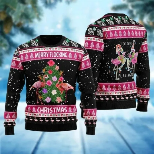 Discover XMAS Bright Neon Lighting Ugly Christmas Sweater