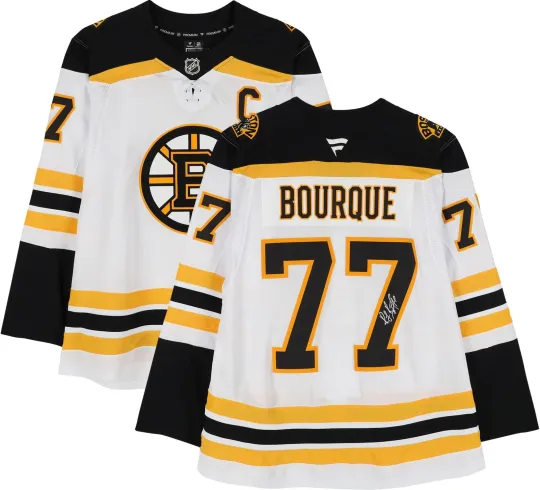 Ray Bourque Boston Bruins Signed White Fanatics Premium Hockey Jersey