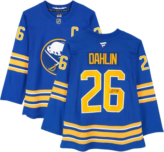 Discover Rasmus Dahlin Buffalo Sabres Autographed Blue Hockey Jersey