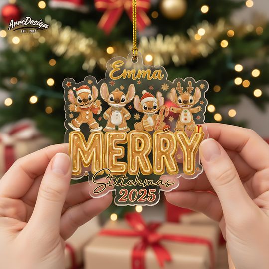 Discover Personalized Stitch Christmas Ornament: Custom Stitchmas Holiday Keepsake 2025