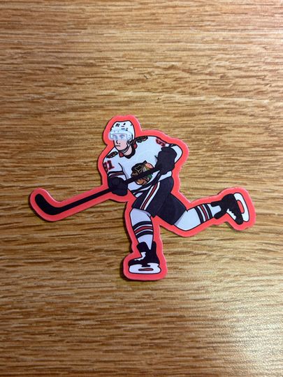 Discover Frank Nazar Chicago Blackhawks Water-Resistant Sticker
