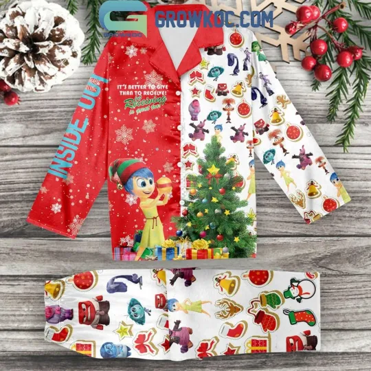 Discover Inside Out Christmas Better To Give Than To Receive Pajamas Se