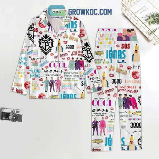 Jonas Brothers Red Dress So Cool Pajamas Set
