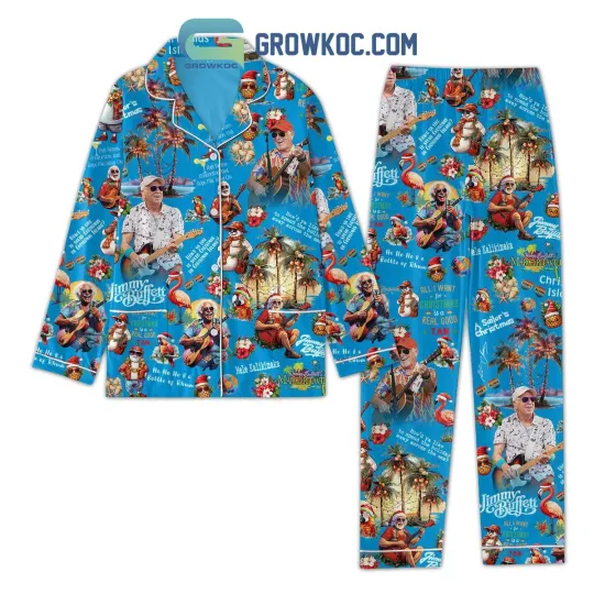 Jimmy Buffett A Sailor8217s Christmas Pajamas Set