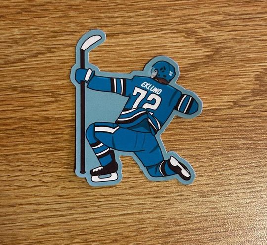 Discover William Eklund Sticker | San Jose Sharks | Water Resistant