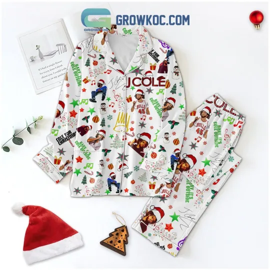 Discover J Cole It Is Cole Outside Christmas Polyester Pajamas Set