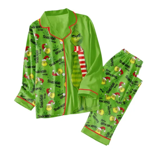 Discover funny character Button Down Pajamas Set   HOATT 38662