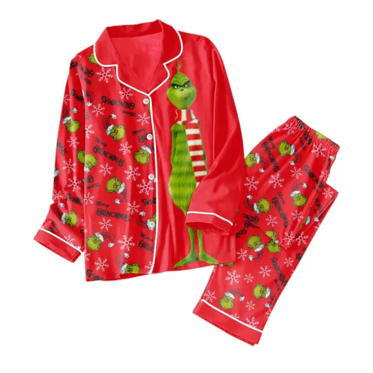 Discover funny character Button Down Pajamas Set   HOATT 38661