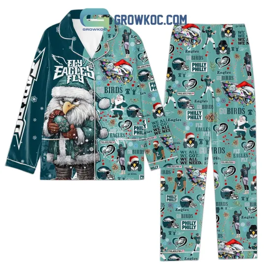 Discover Fly Eagles Fly Go Birds Pajamas Set