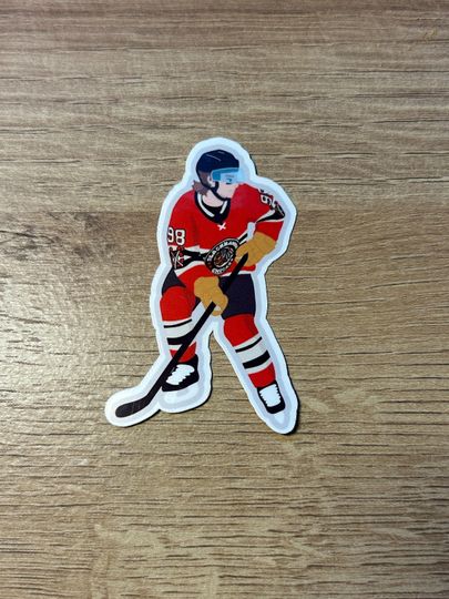 Discover Connor Bedard Sticker Chicago Blackhawks Waterproof
