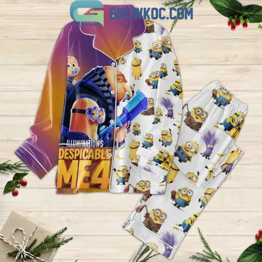 Discover Despicable Me 4 Minions Love Pajamas Set
