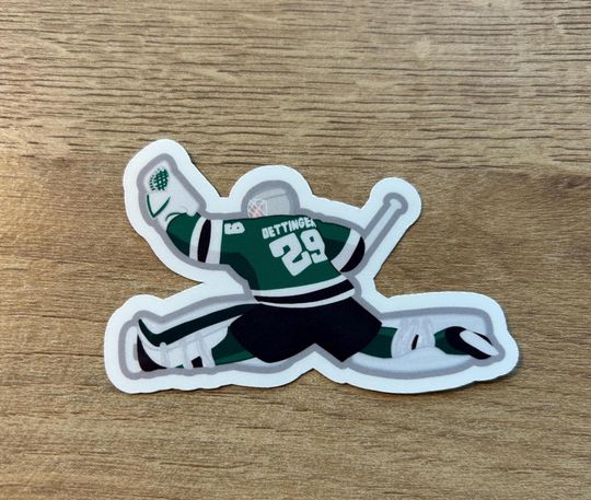 Jake Oettinger Dallas Stars Water Resistant Sticker