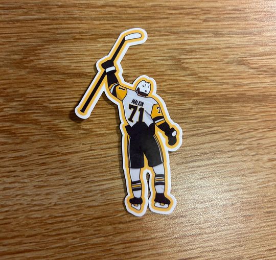 Discover Evgeni Malkin Sticker Pittsburgh Penguins Water Resistant