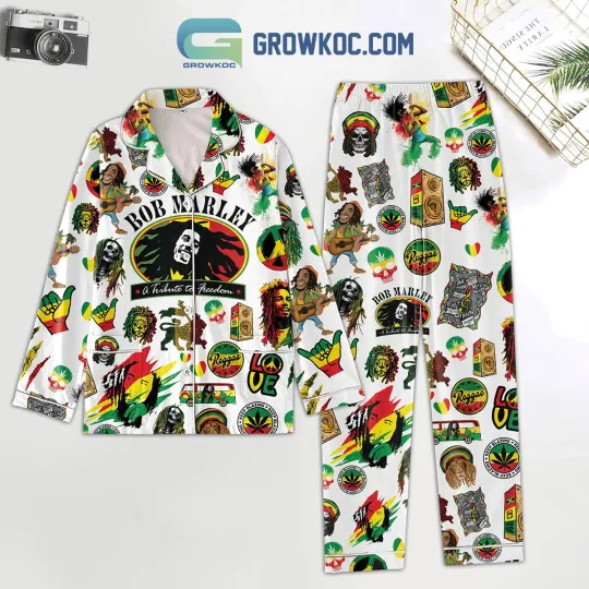 Bob Marley Love Peace Pajamas Set