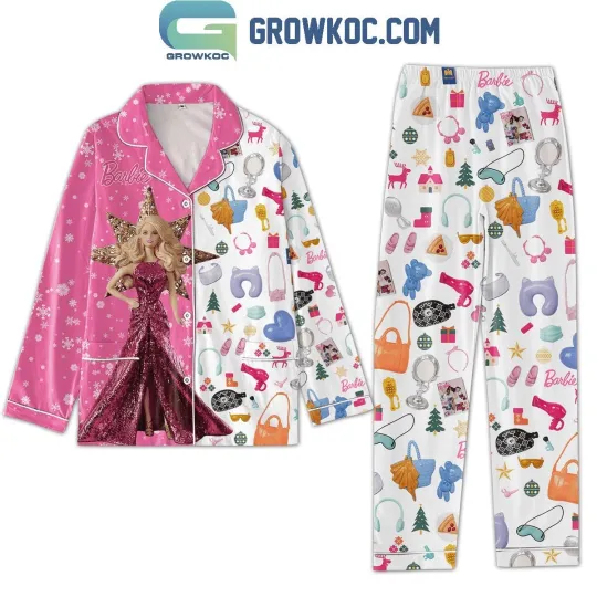 Barbie Merry Christmas 2024 Pajamas Set