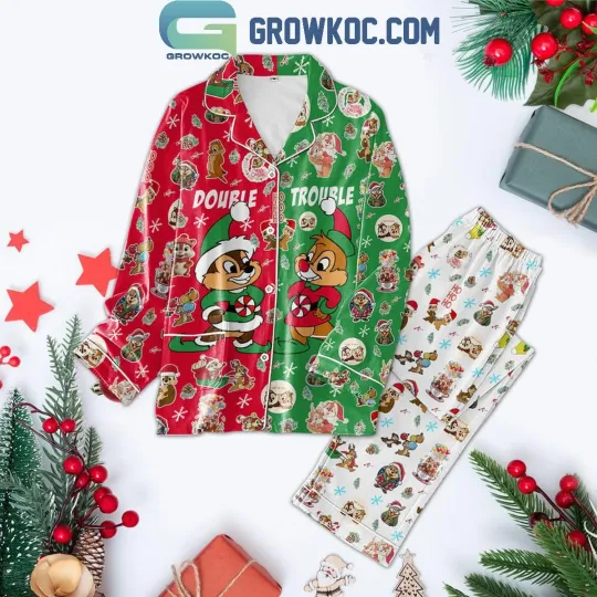 Chip Dale Rescue Rangers Double Trouble Merry Christmas Pajamas