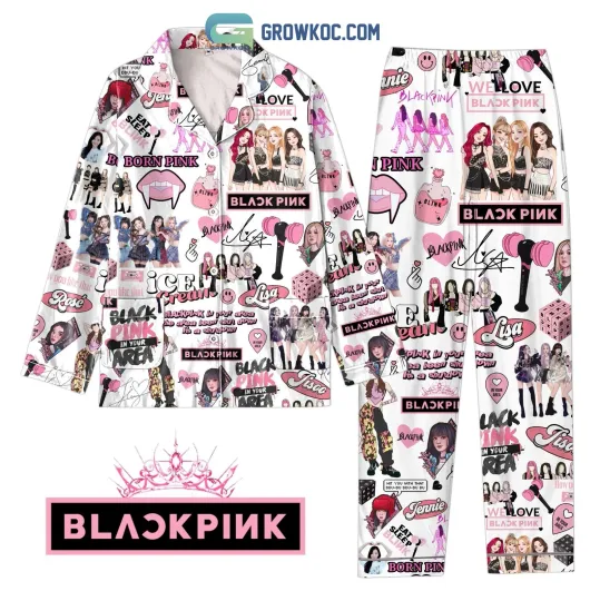 Discover Black Pink In Your Area Jennie Lisa Jisoo Rose Pajamas Set