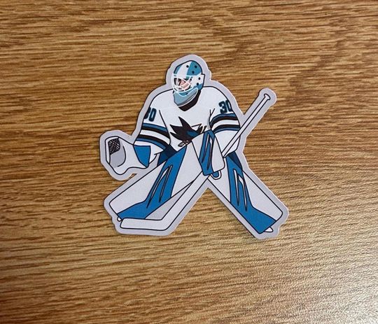 Discover Yaroslav Askarov San Jose Sharks Water Resistant Sticker