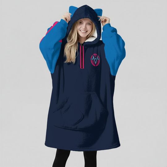 Discover Vox Oversized Hoodie Blanket: Kawaii Anime Hazbin Hotel Cosplay - Unisex Streetwear Gift