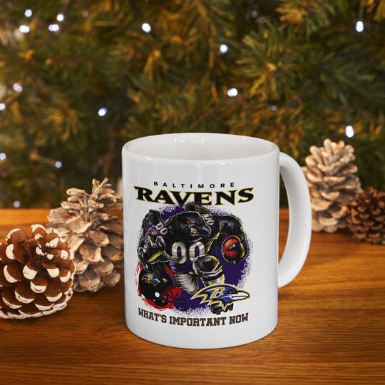 Discover Baltimore Ravens Ceramic Coffee Mug: football Fan Gift, 11oz