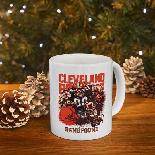 Discover Cleveland Browns Ceramic Mug: 11oz football Fan Gift 11OZ