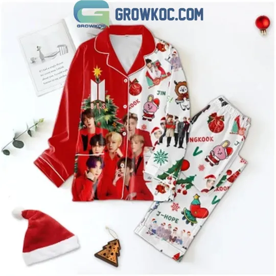 BTS Merry Christmas Army Love 2024 Pajamas Set