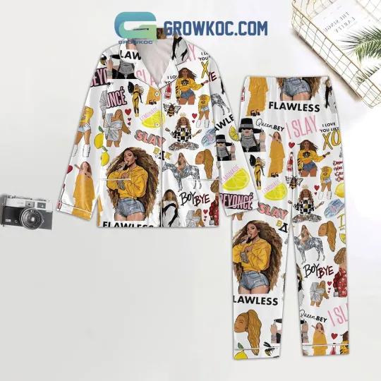 Discover Beyonce I Slay Flawless Pajamas Set