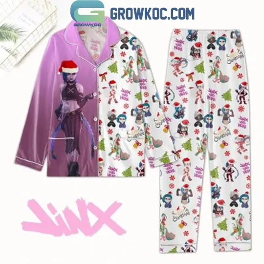 Arcane Jinx Saviors League Of Legends 2024 Christmas Pajamas Set