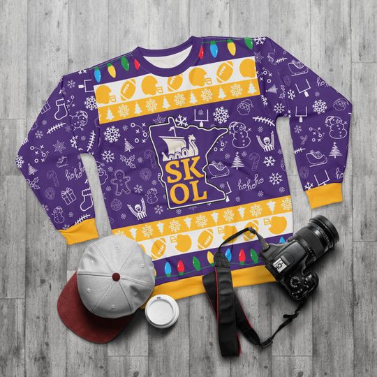 Discover Minnesota Football Ugly Sweater Unisex Sweatshirt, Christmas Party Gift for Him and Her, Sports Fans