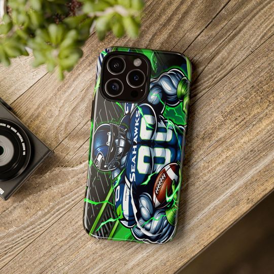 Seahawks iPhone Case, Sports Fan Gift, Birthday Gift, Fan Accessories