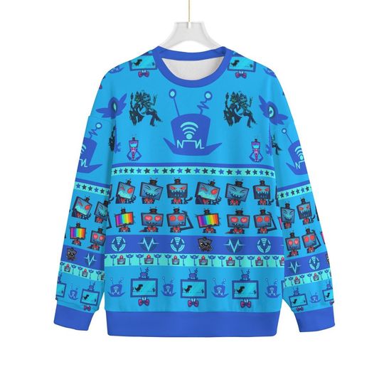 Discover Vox Pastel Anime Sweatshirt: Chibi Character, Hazbin Hotel