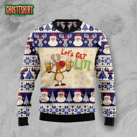 Discover Reindeer Beer Ugly Christmas Sweater