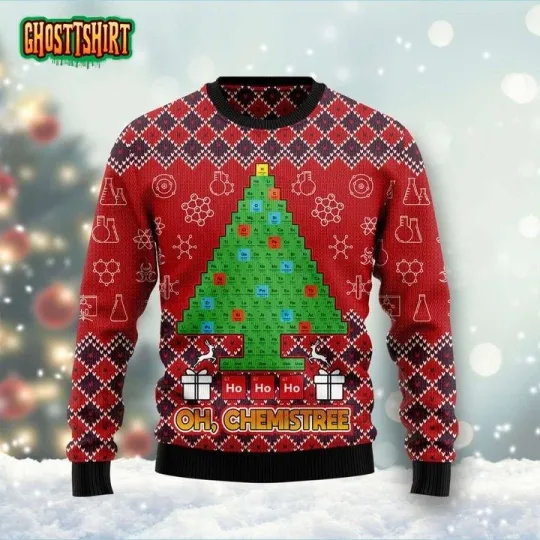 Discover Ho Ho Ho Oh Chemistree Ugly Sweater