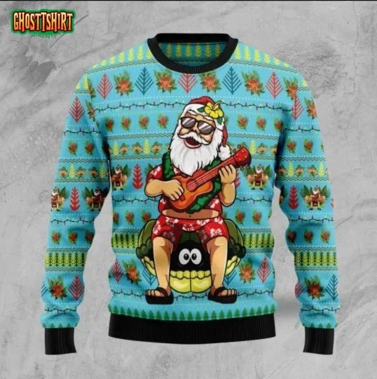 Discover Christmas Santa Claus Ugly Christmas Sweater